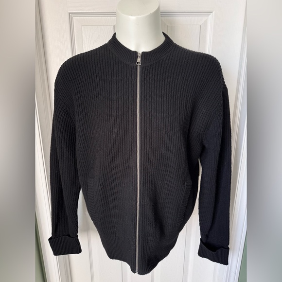 Mens Banana Republic Full Zip Merino Wool Blend Sweater NWT - Picture 5 of 13
